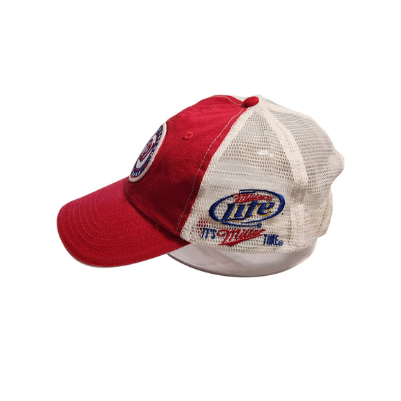 Washington Nationals Hat Idegy Men's Adjustable Snapback Red White Mesh MLB - Picture 3 of 5